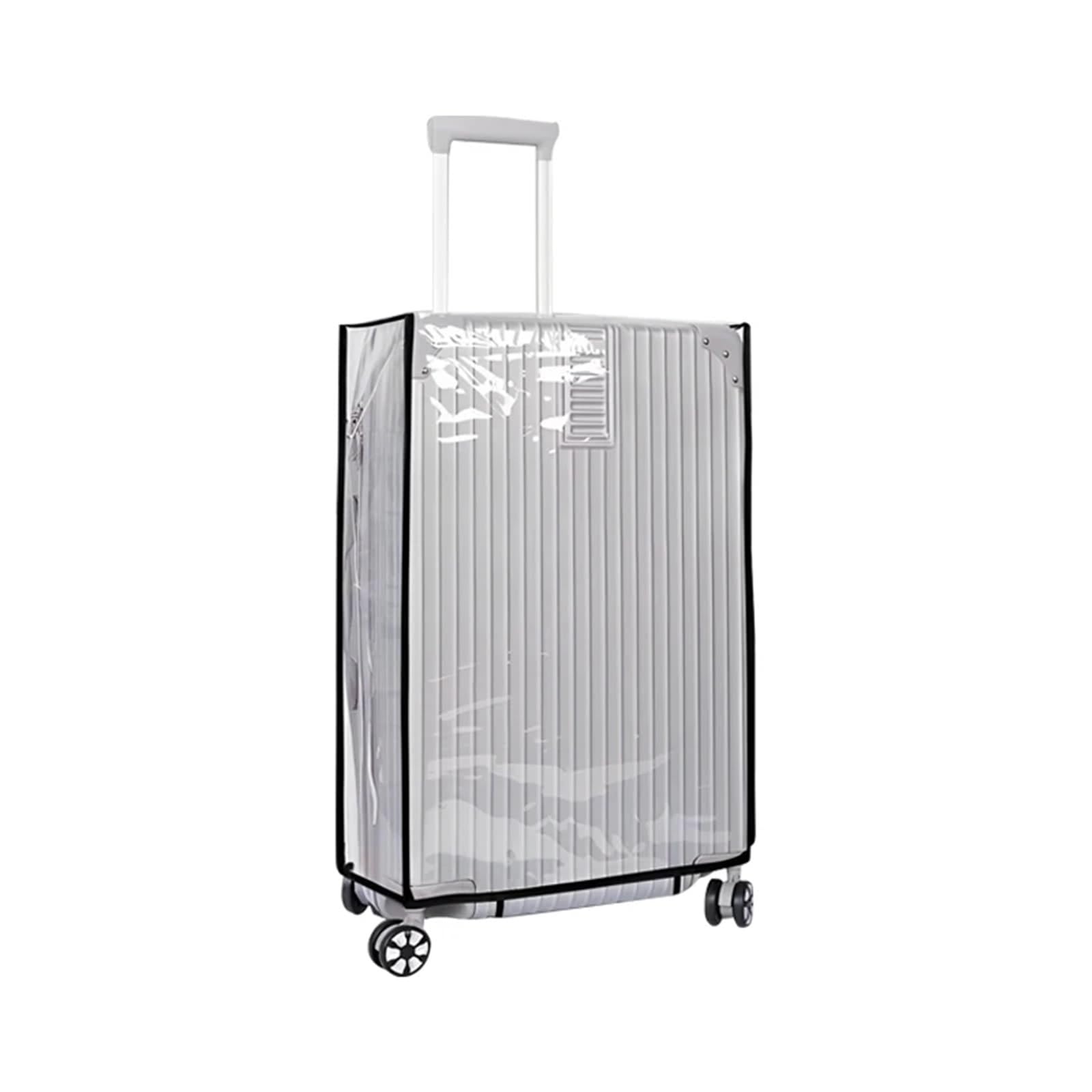 Accessori da viaggio protettivi for valigie antipolvere impermeabili in PVC 2 pezzi completamente trasparenti Per Viaggi(24inch)