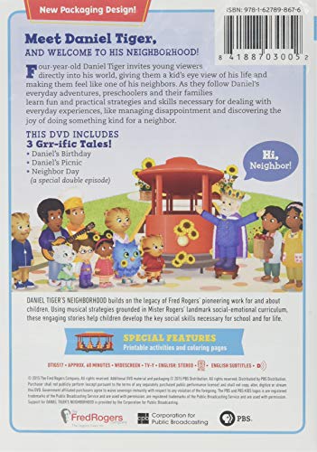 Daniel Tiger's Neighborhood DVD para gestionar emociones infantiles sin pantallas con internet 3