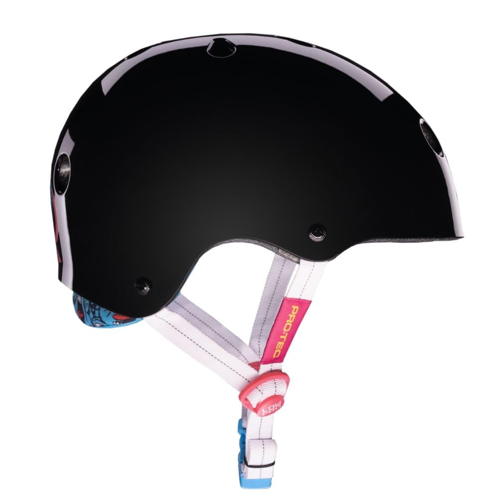 Pro-Tec Low Pro Dreifach-zertifizierter Helm, ideal für Skateboarden, Radfahren, BMX und Rollschuhlaufen
