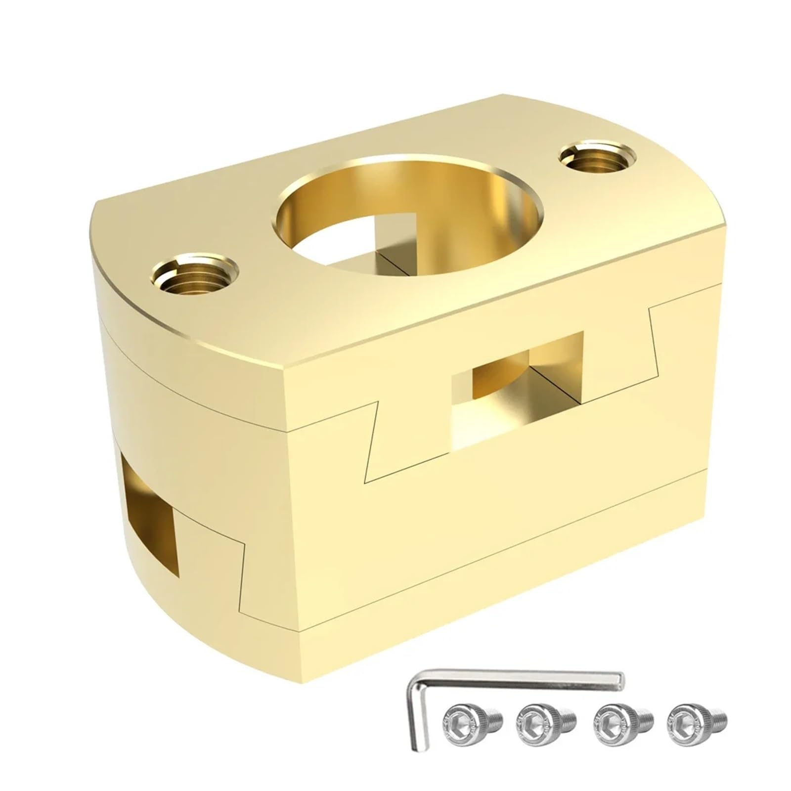 1/2/4 stücke 18mm Oldham Kupplung Ender 3 V2 CR10 Pro T8 Schraube Koppler Z-Achse 8mm Messing Blei Schraube Heißer Bett for 3D Drucker Teile(4pcs)