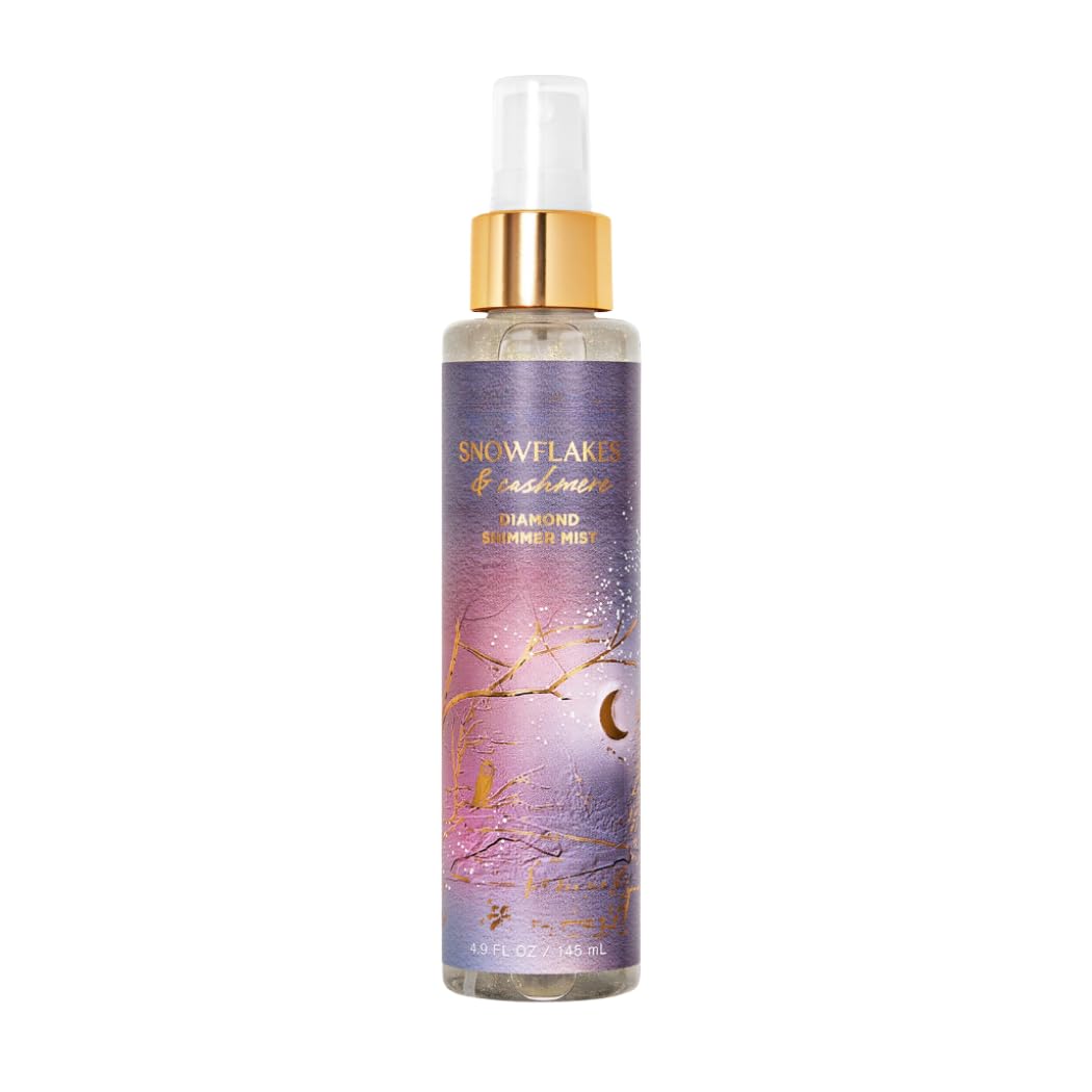 Snowflakes & Cashmere Diamond Shimmer Mist - Full Size, 4.9 fl oz/ 146 mL (Packaging Styles May Vary)