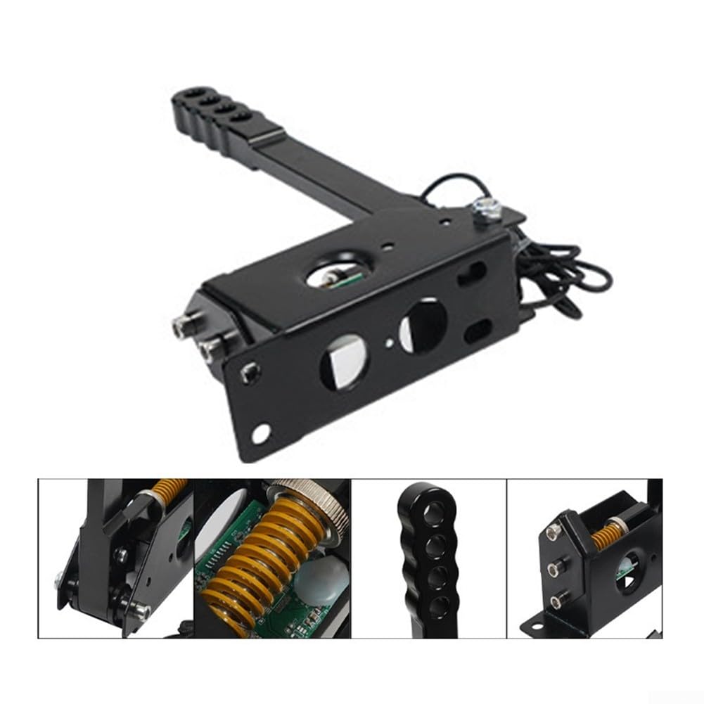 Besshepplo USB Driver PC Gioco Lineare Freno A Mano Con Sensore Hall Per Logitech G25 G27 G29 Simulazione Rally Racing Wheel Accessorio Nero Lega di Alluminio Costruire