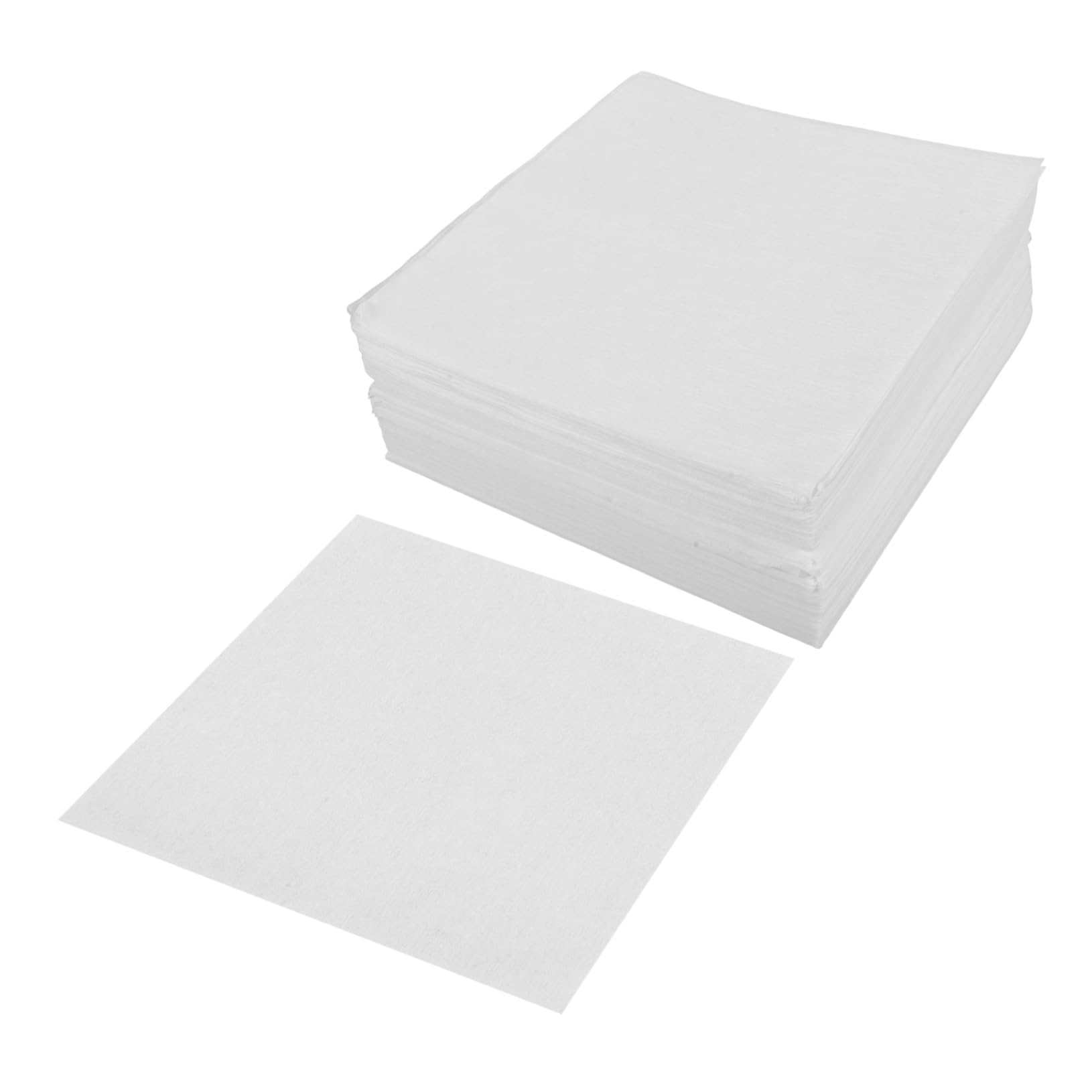 Lingettes Nettoyantes sans Peluche 300 Pcs pour Écrans, Lentilles et Téléphones, en Tissu Non Tissé Blanc, pour Nettoyage Précis et Rapide
