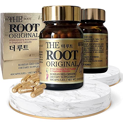 Bon - Fermented Korean Red Ginseng Extract 100% And The Root Original - Rg3 Enriched Authentic Korean Ginseng Capsules #TOP2