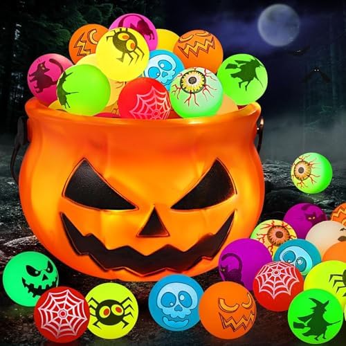 Halloween Party Favors Kids Toys 64Pcs Halloween Toys Glow In The...
