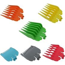 Xspeedonline 6Pcs Clipper Guards Set for Hatteker RFC 676 RFC 686 RFC 696 Haokry P-28900 - Colorful