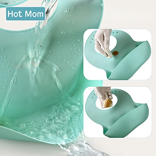 Hot Mom morbido silicone Baby Bavaglino 2017