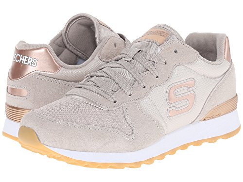 Skechers Og 85 Goldn Gurl, Sneaker a Collo Basso Donna, Gray Taupe, 37.5 EU