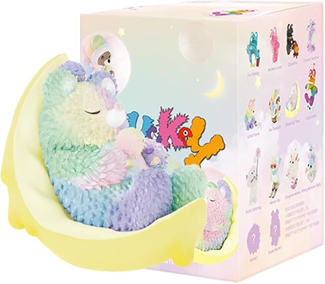pop mart INSTINCTOY Muckey Dreamy Life Series Exclusive Action Figure Box Toy Popular Collectible Art Toy Cute Figure Creative Gift, for Christmas Birthday Party Holiday
