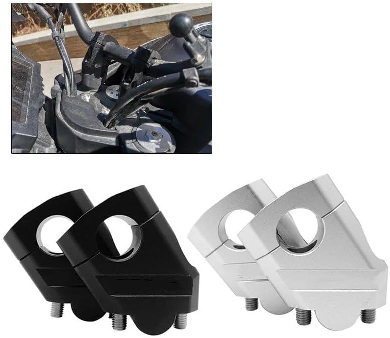バイク用ハンドルバーライザースペーサー に適合する NTV650 NTV 650 ドーヴィル 700 バラデロ 125 オートバイハ