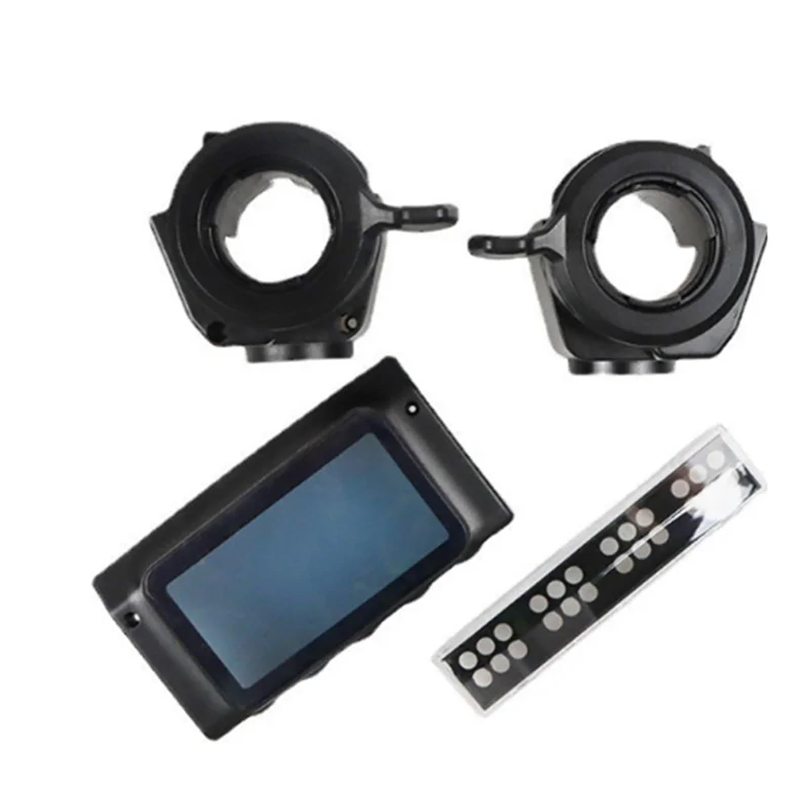 A13f - Écran LCD de 8 Pouces for Scooter électrique S1/S2/S3, Protection de lumière avec poignée de Frein et d'accélérateur Protection d'écran