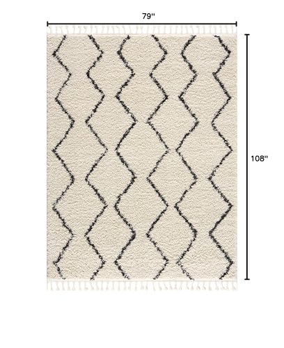 Tapete decorativo Boho geométrico 200x150 cm miniatura 2
