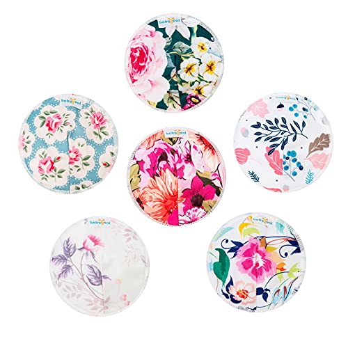 Babygoal Bamboo Nursing Pads(12 Pack), Contoured Breastfeeding Pads Reusable Washable With Mini Wet Bag And Laundry Bag 12Npa02 #TOP5