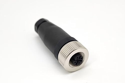 Miniatura 7 de Conector M12 4 Pin Femle A Código Recto Tornillo-Junta Sin Blindaje para 22AWG 0.34mm Cable