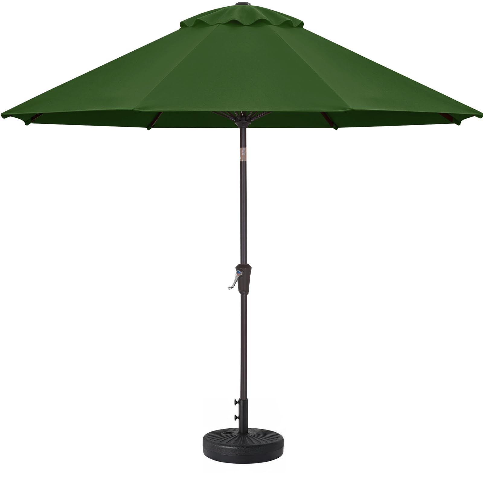 ABCCANOPY 10FT Patio Umbrella Outdoor 8 Ribs Table Umbrella(Forest Green)