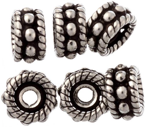 Perles en corde nouée en argent pour personnaliser vos bijoux du quotidien lors de vos ateliers