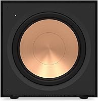 Klipsch Reference R-121SW 12-Inch Front-Firing Subwoofer with Spun-Copper Woofer & Digital Amp for Deep, Distortion-Free Bass