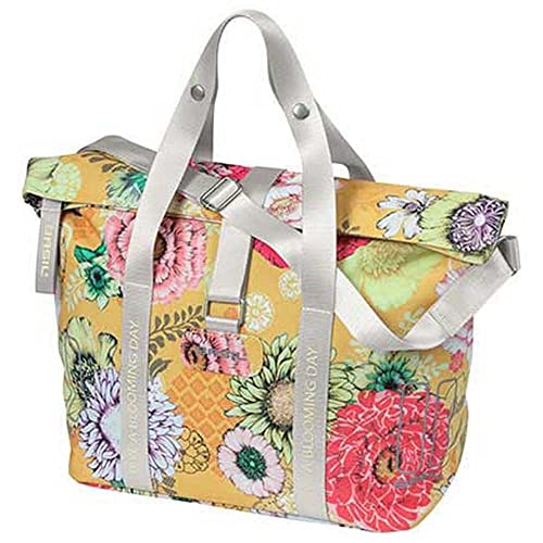 Basil Bloom Field Fahrradhandtasche KF-Hook - Geeignet für Elektrisches, City, Damenfahhrad - 8-11L - Yellow