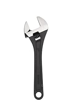 Hillgrove Universal Multi-Function Professional 8 inch with 0-26mm Jaw Opening Capacity Adjustable Wrench Spanner Hand Tool Single Sided Open End Wrench (Pack of 1)