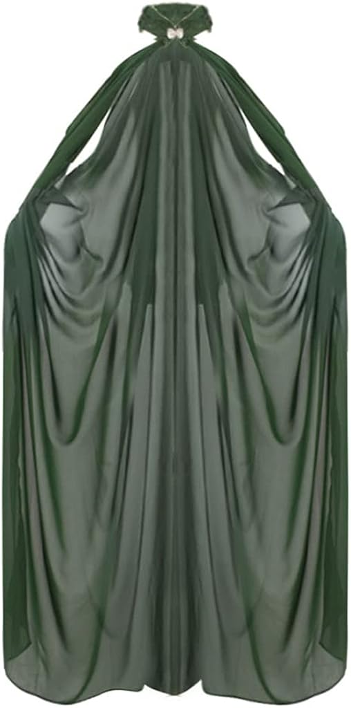 Evil Queen Cosplay Super Villain Cloak Cape Steampunk Feather Collar Witch Cape : Clothing, Shoes & Jewelry