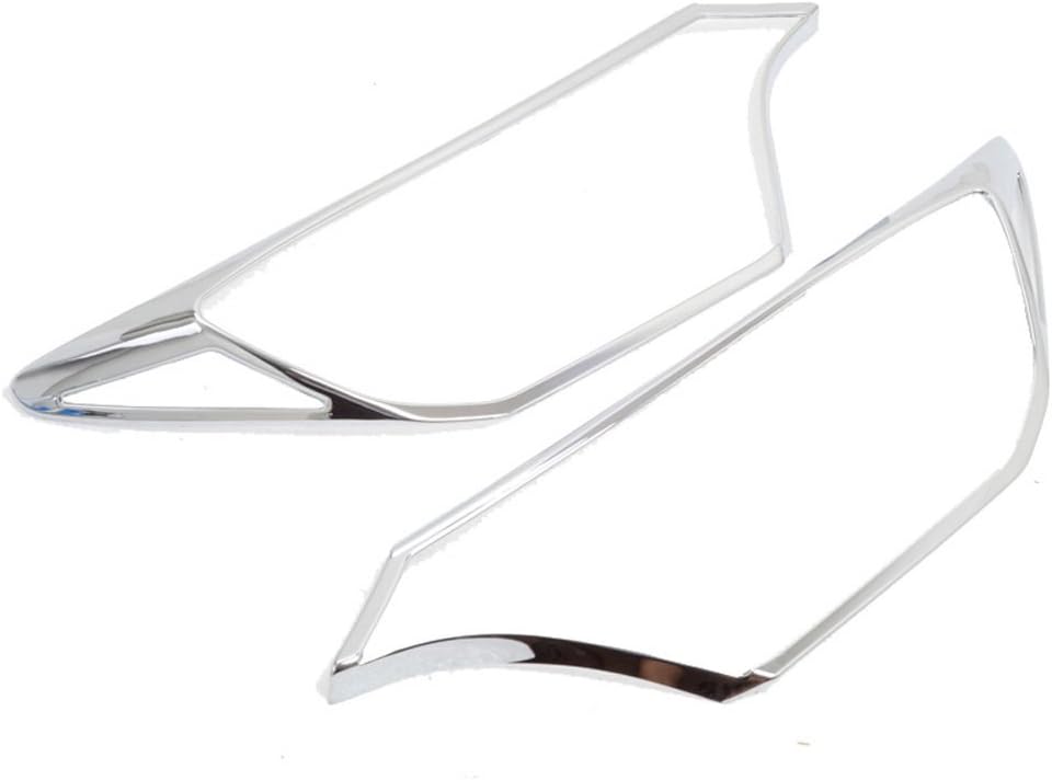 Kadore for 2016 2017 2018 Toyota RAV4 Chrome Front Headlight Lamps Cover Trim Bezels 2PCS/Set