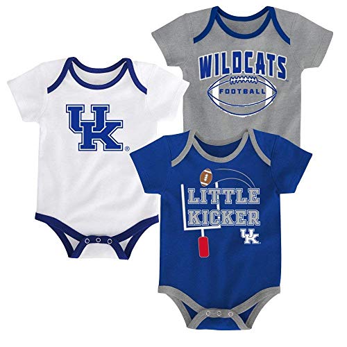 Outerstuff Kentucky Wildcats 3 Points Baby/Infant 3 Piece Creeper Set 24 Months