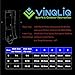 Vinqliq® Durable Waterproof Breathable Hiking Ski Snow Climbing Hunting High Leg Gaiters for Men and Women (Upgraded-L)