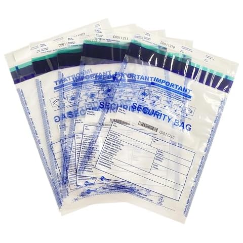 ADsure Clear Plastic Security Deposit Bags Cover