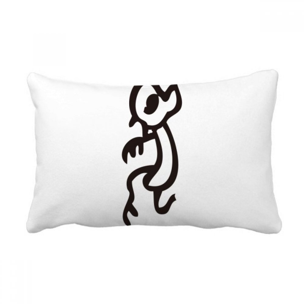 Coussin Singe Astrologie Chinoise 40x60 cm Déco Canapé Multicolor