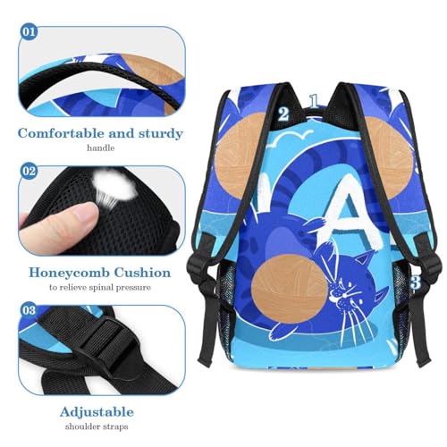 Ensemble de 2 cartables chat légers et spacieux pour ados