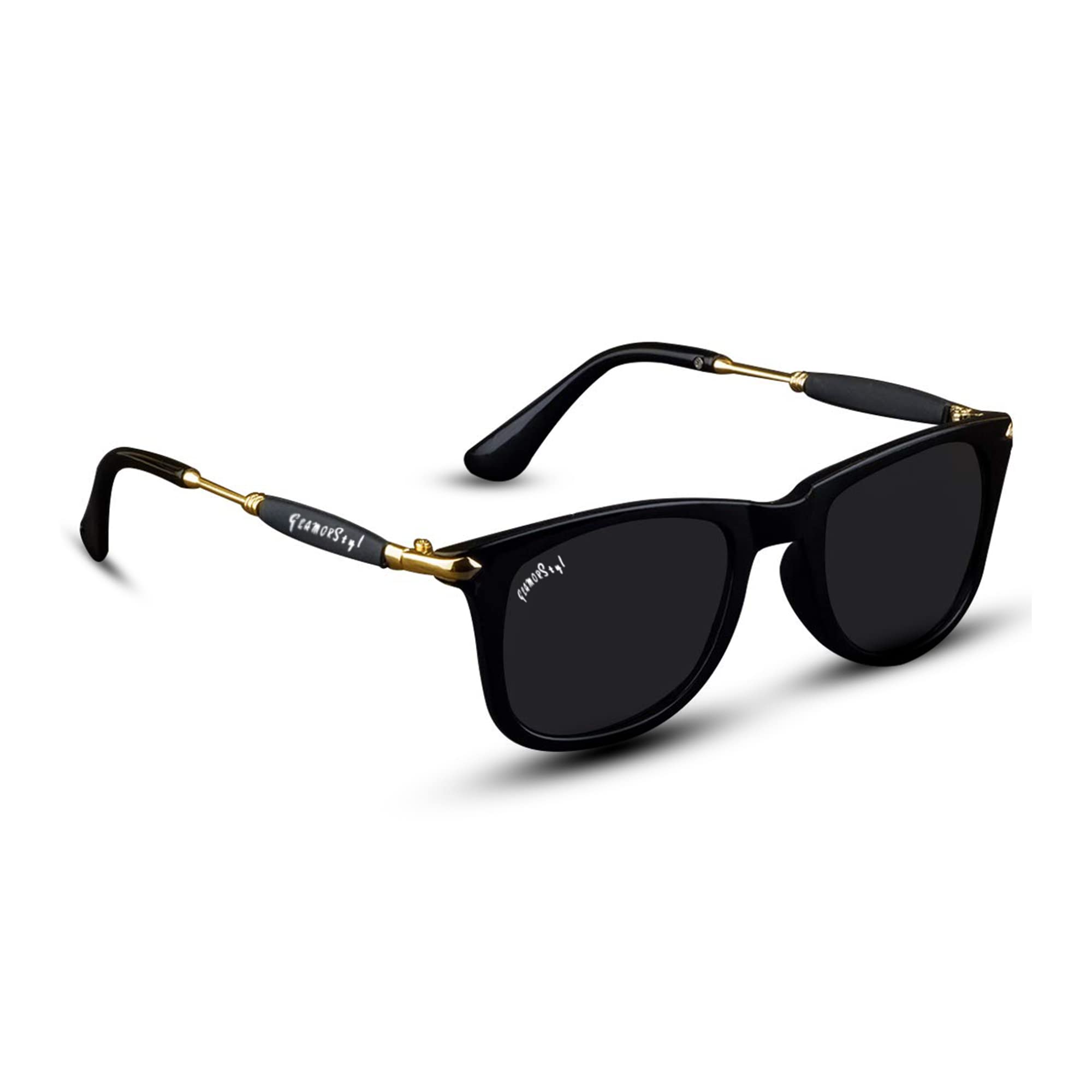 GLAMORSTYL Classic Wayfarer Sunglasses for Men and Women | Stylish Retro Eyewear with UV Protection