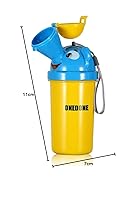 Vista 9 de Orinal portátil de emergencia para bebés, para días en el campo, el auto, viajes y entrenamiento de orinar, de Onedone, Amarillo