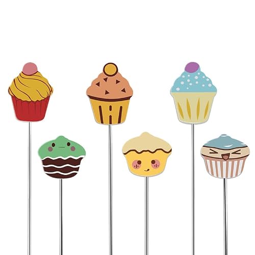 Cake Tester, 6 Pcs Stainless Steel Cake Tester Needle Reusable, 2 Sizes 7 In/6.5 In, For Home Bakery Muffin Bread Skewer Cake Testing Stick, 6 Styles #TOP2