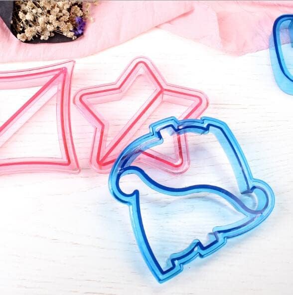 Miniatura 3 de Cortadores de sándwich para niños, moldes para cortar galletas con forma de pan de frutas y verduras, para niños, lonchera Bento Box