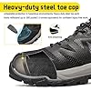 Steel Toe Cap Trainers Mens Womens Waterproof Safety Shoes Work Boots Safety Trainers Non-Slip Light Weight Industrial Protective Composite Black #1