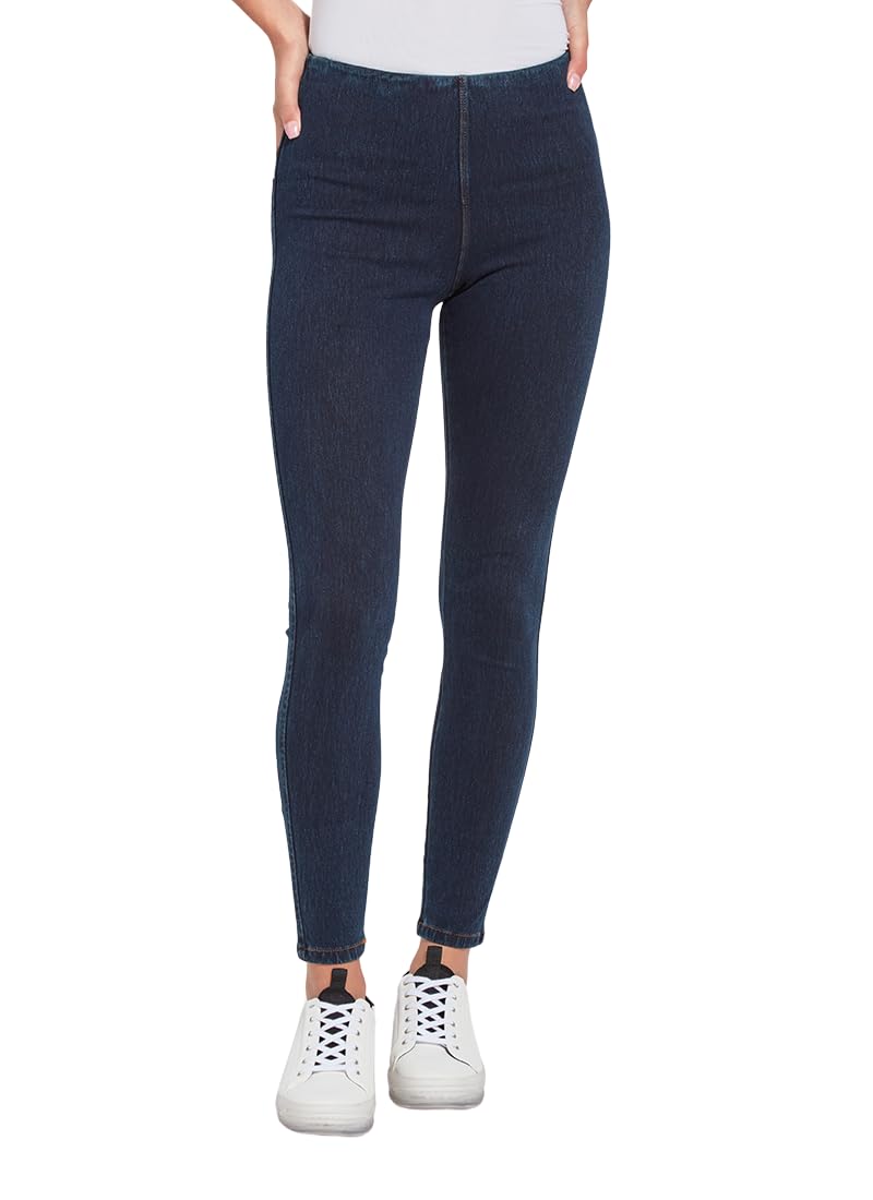 Lyssé Women's Toothpick Denim Legging Jeans, Indigo, Medium