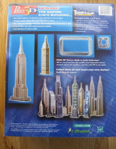 La Mejor Selección de Monopoly empire - los más vendidos. 33 Hasbro Puzz 3D Empire State Building