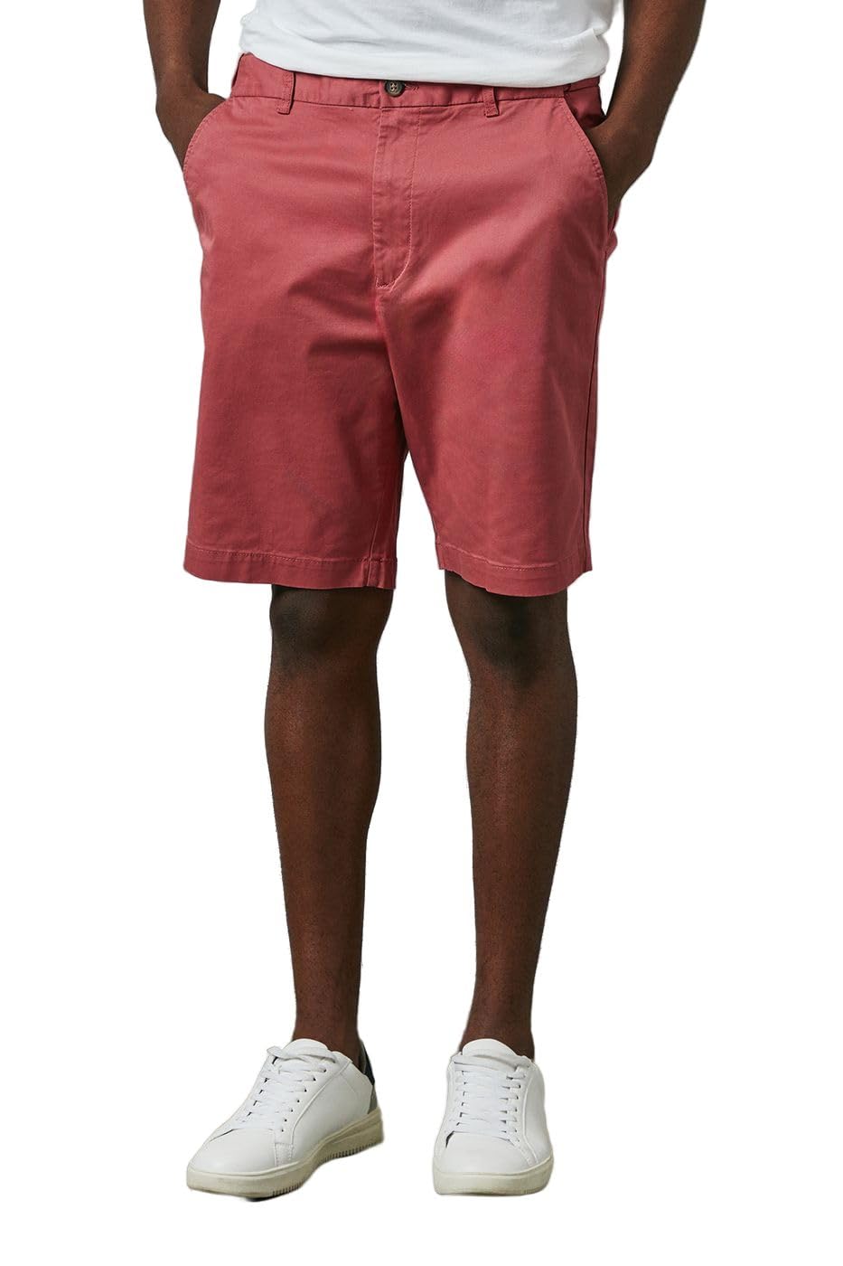 Debenhams Men's Premium Chino Shorts in Terracotta | Size: 42