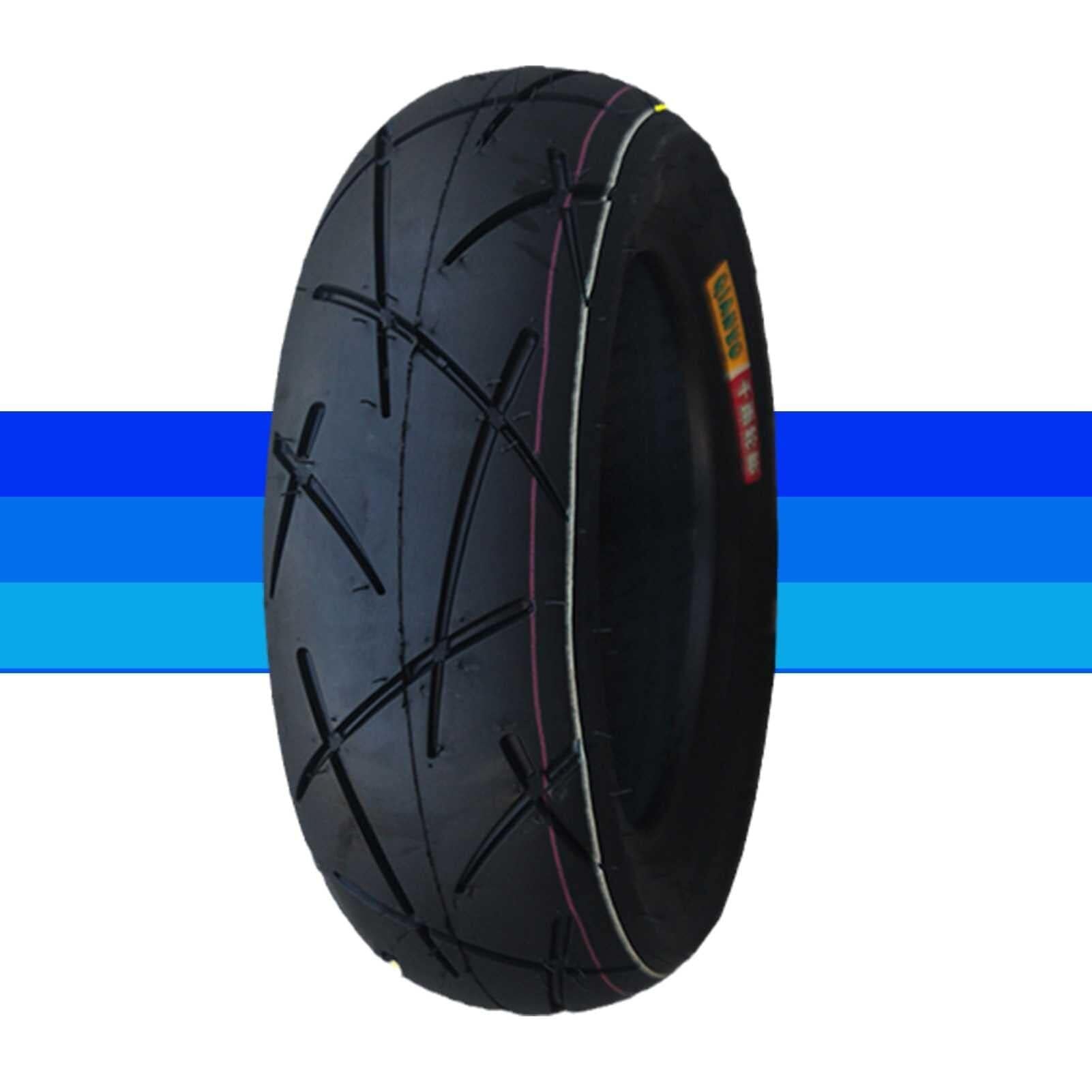 120/70-10 Opona Motocyklowa Tubeless 6PR, 120/70/10 Opona Miejska Niski Opór Toczenia Indeks Obciążenia 54J, 120 70 10 Opona TL Odporna na Zużycie do Skutera 10 Cali Przednie Tylne Koło(A)