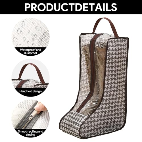 2 Stück Stiefeltasche, Schuhtasche Stiefel Aufbewahrung Reitstiefeltasche Schuhbeutel Reise Tragbare Stiefeltasche Staubdicht Geeignet für Zuhause und Reisen die Oben über Tragegriffe verfügen