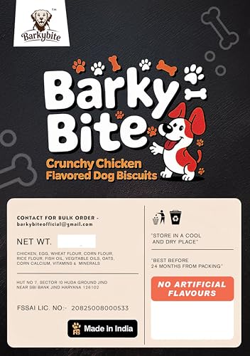 Image of Dog Biscuits | 500 Gram | Crunchy Bone Shaped Dog Treats | Healthy Training & Reward Treat for Dogs | Tasty Dog Snacks for All Breeds