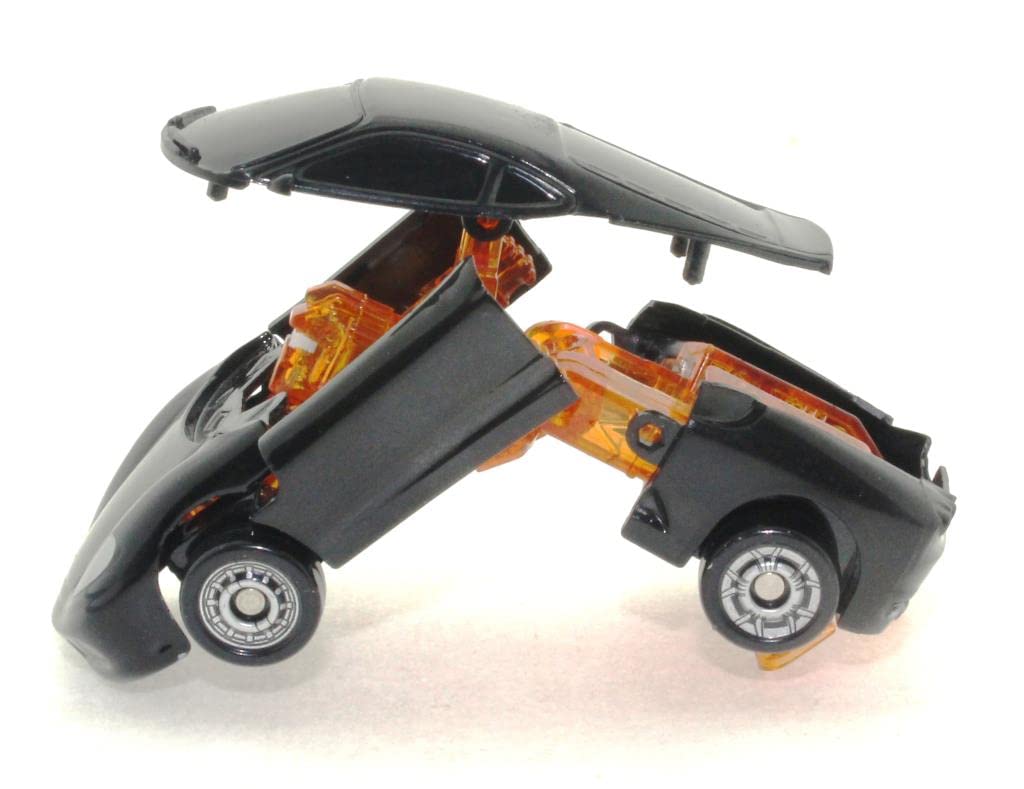 Robota Dönüşen Ferrari 360 Benzeri Siyah Araba