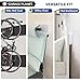 Garage Planet H1 Garage Wall Protector Car Door Wall Protector, Tool-Free, Designed in Australia (White, 2 Pack)