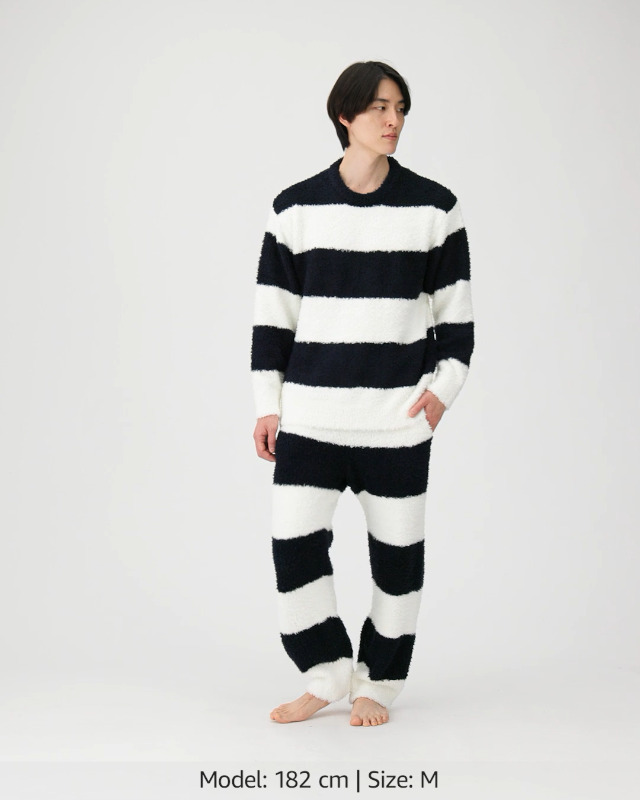 【HOMME】ジェラート2ボーダーパーカー ジェラートピケ オム GELATO PIQUE HOMME 【HOMME】ジェラート2