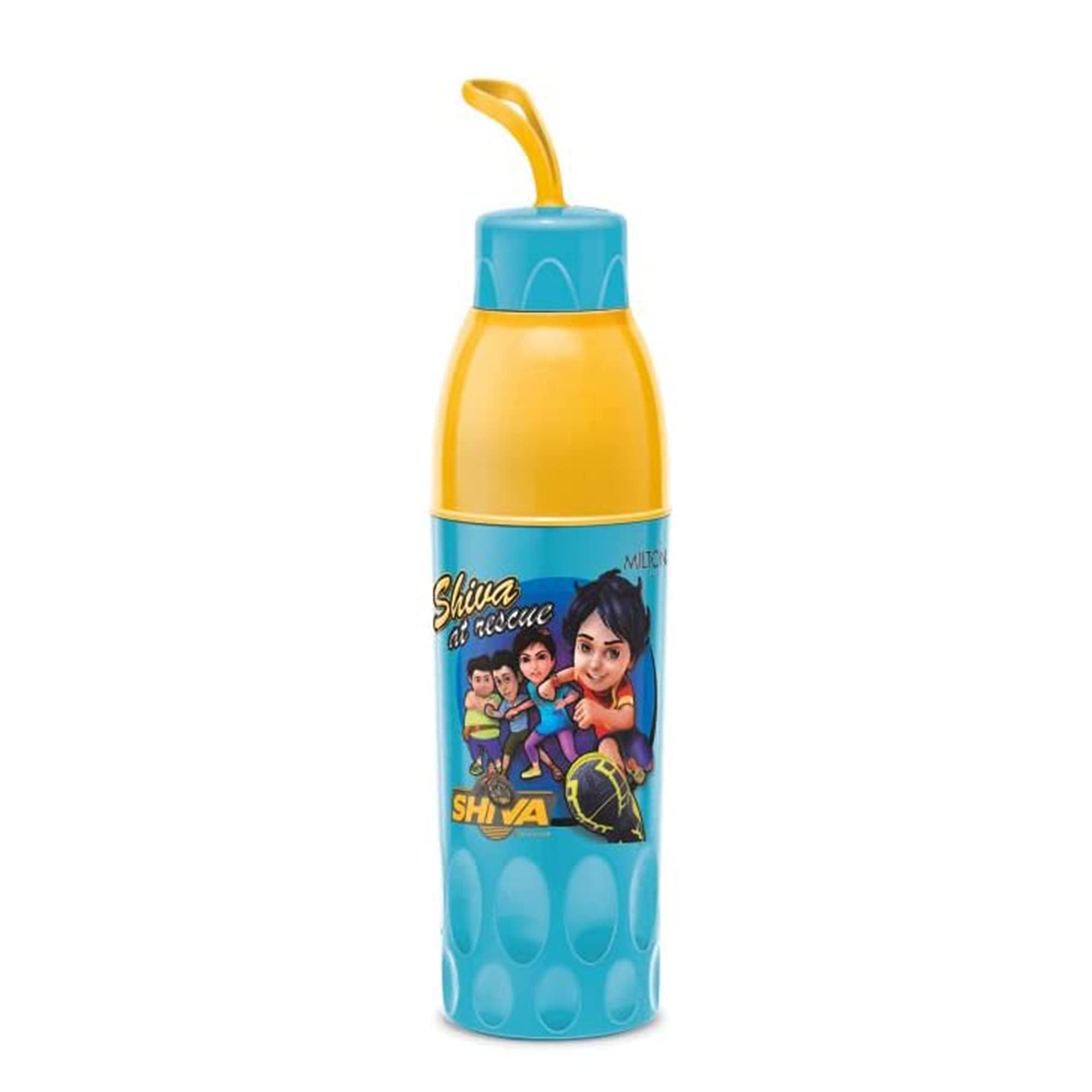 Milton Kool Mate Shiva 700 Thermoware Plastic Water Bottle, 650ml, Blue