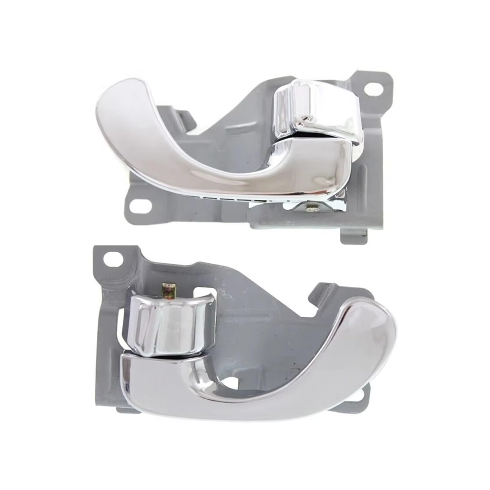 Tjxtixle 1 Pair Lh And Rh Interior Door Handles For Mitsubishi For Mirage For Galant For Lancer 1997-2002 Chrome Interior Inner Door Handle Cw724402 Car Door Handle Car Inner Handle(1 Pair Lh And Rh)