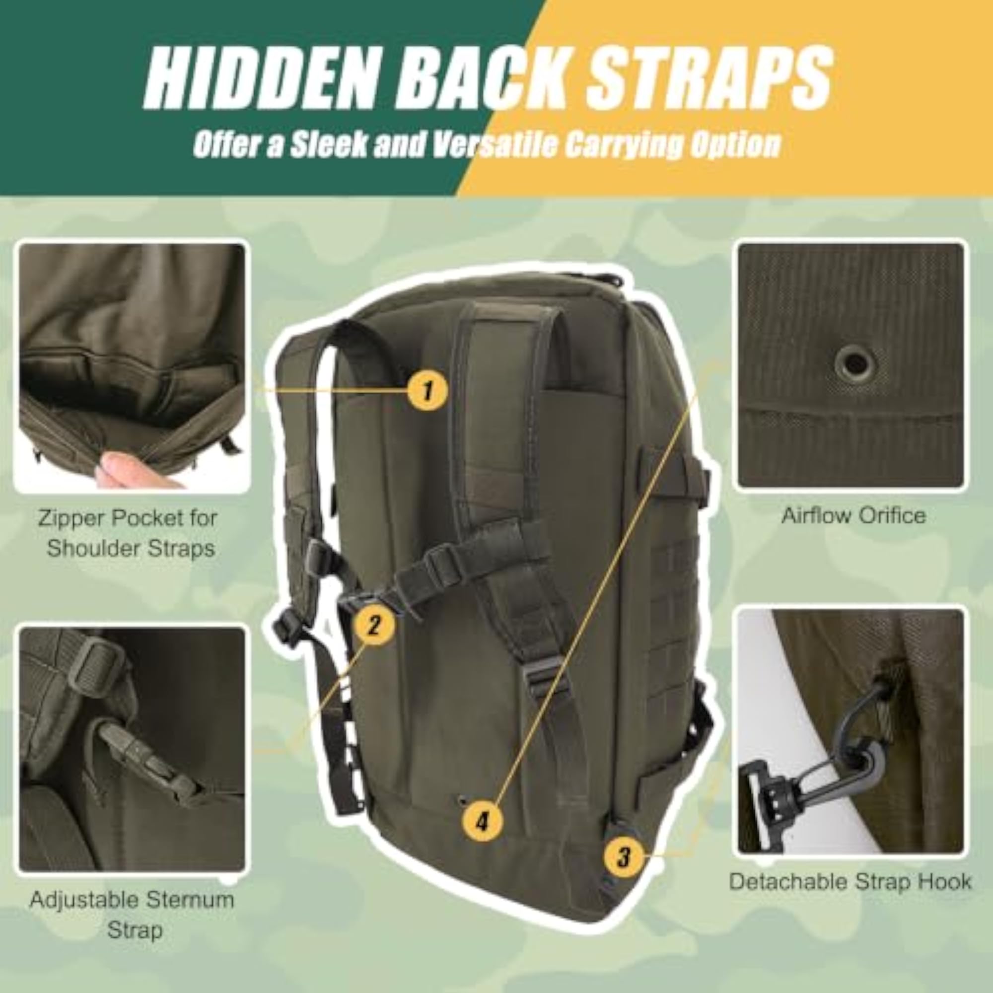 Large Travel Gym Duffle Bag for Outdoor Sports