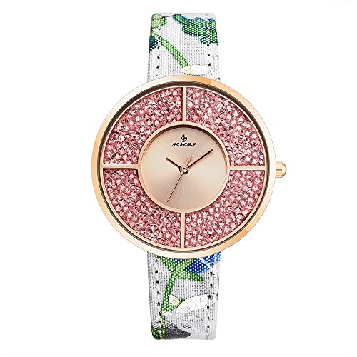 Montre élégant bracelet femme rose, le cadeau bijoux idéal