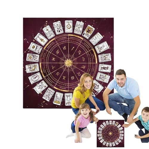 Genérico Paño de Tarot para Lecturas - Manta de Altar Cuadrada