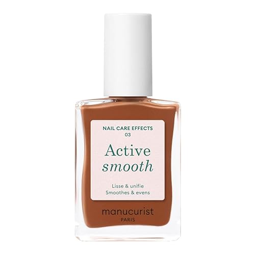 Manucurist Active Smooth 03 Esmalte y Cuidado de Uñas en Polvo  2 en 1 Esmalte de Uñas Nude Fortalecedor de Uñas y Crecimiento  Esmalte para Ocultar